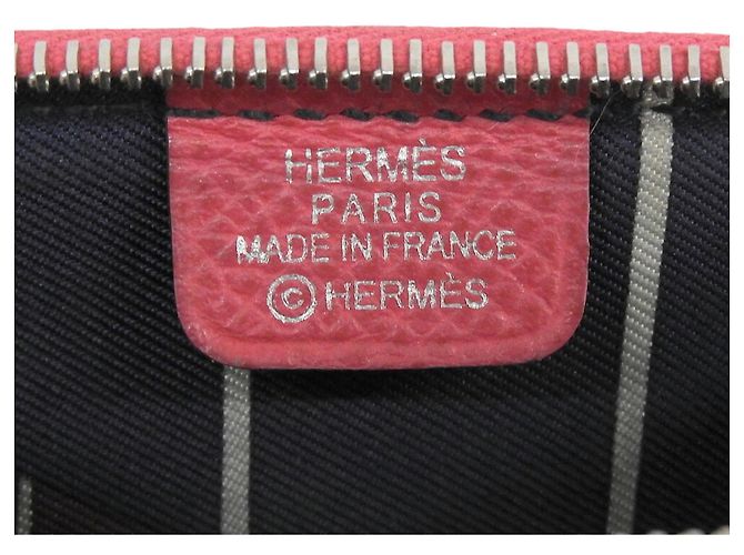 Monedero compacto mini Azap Silkin de Hermès Rosa - vista 9