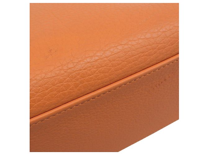 Borsa Hermès Kelly 32 Arancione - vista 4