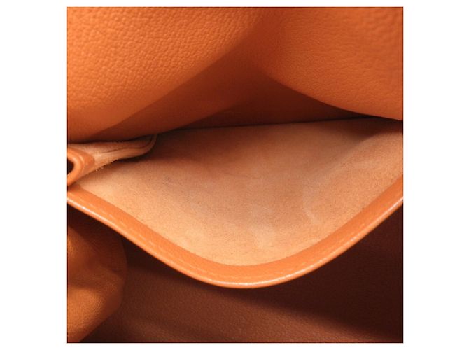 Borsa Hermès Kelly 32 Arancione - vista 7