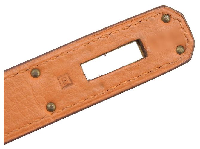 Borsa Hermès Kelly 32 Arancione - vista 9