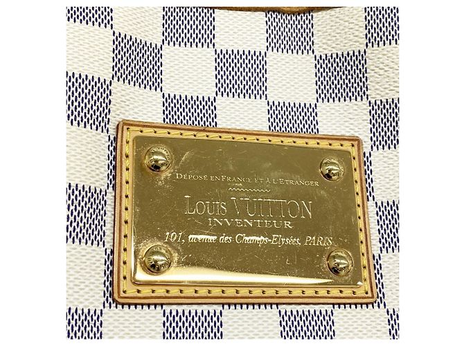 Bolso de Hombro Galliera PM Damier Azur de Louis Vuitton Blanco - vista 9