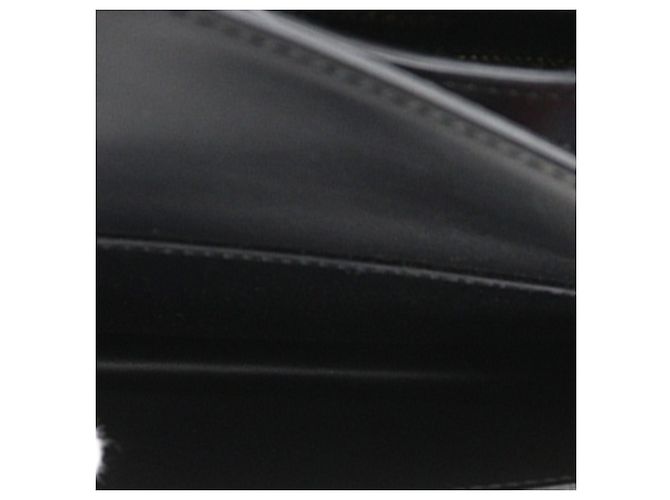 Borsa a tracolla mini in tela a quadri nera Burberry Nero - vista 13