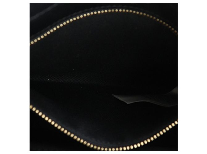 Borsa a tracolla mini in tela a quadri nera Burberry Nero - vista 6