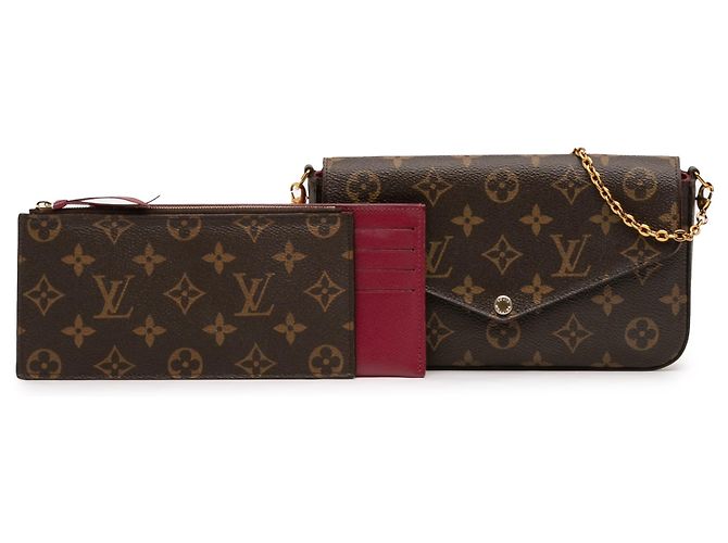 Pochette Felicie Monogramma Marrone Louis Vuitton - vista 11