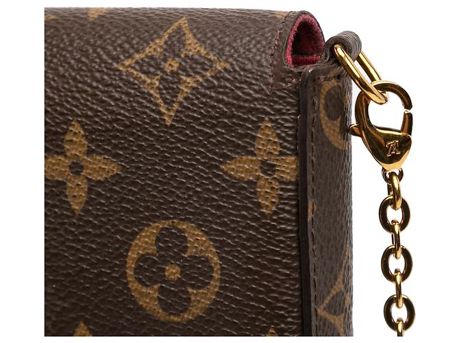 Pochette Felicie Monogramma Marrone Louis Vuitton - vista 8