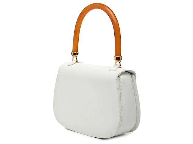 Gucci Bianco Pelle di Vitello Bakelite Notte - vista 2
