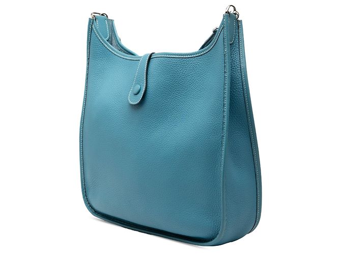 Hermès Blu Clemence Evelyne GM - vista 2