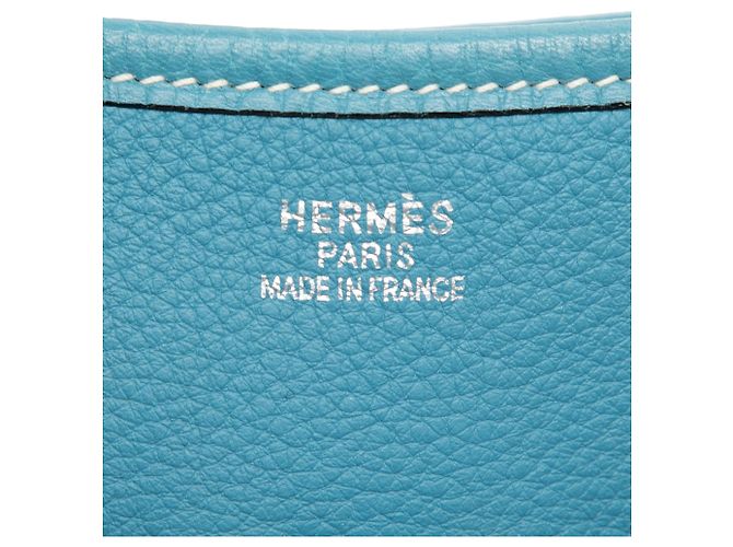 Hermès Blu Clemence Evelyne GM - vista 5