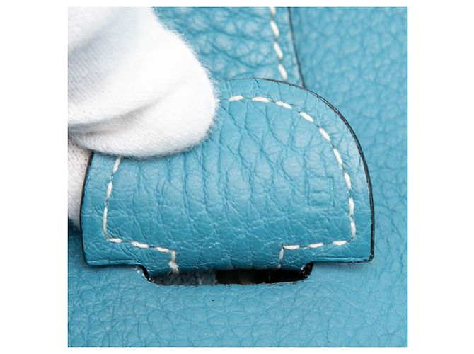Hermès Blu Clemence Evelyne GM - vista 6