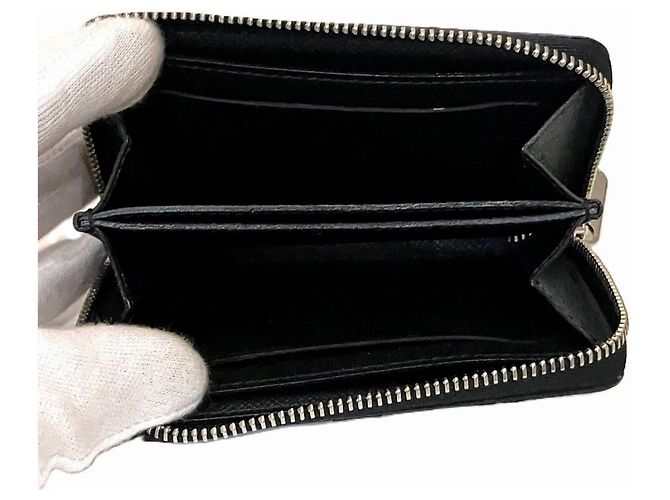 Monedero Zippy Damier Graphite Louis Vuitton Negro - vista 3