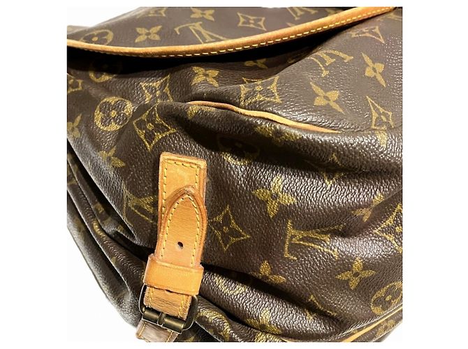 Bolsa de Ombro Saumur 35 Monograma Louis Vuitton Marrom - Ansicht 5