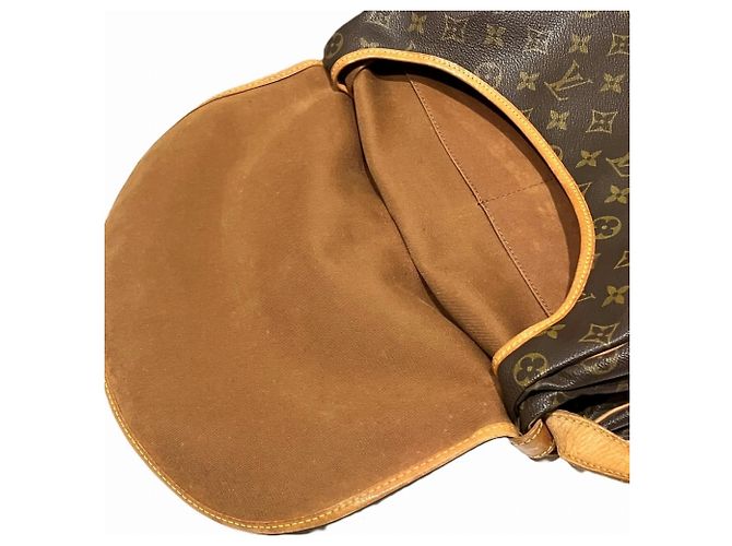 Bolsa de Ombro Saumur 35 Monograma Louis Vuitton Marrom - Ansicht 7