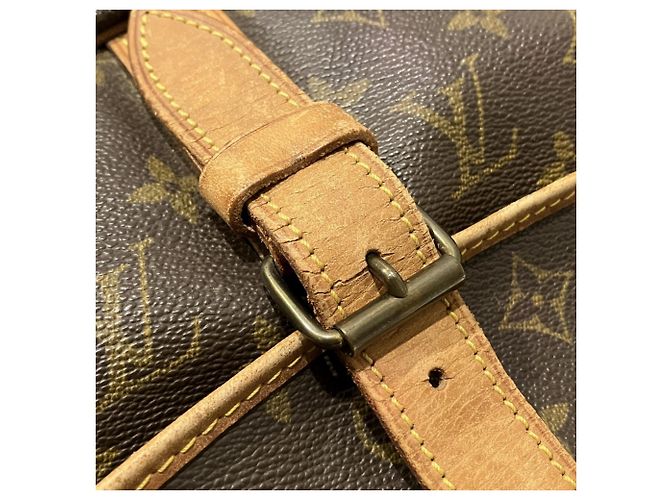 Bolsa de Ombro Saumur 35 Monograma Louis Vuitton Marrom - Ansicht 8