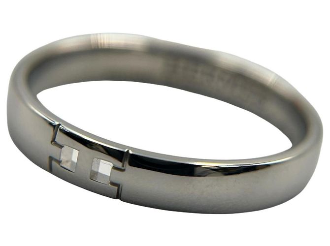 Ring Anello Hermès Ever Hercules in oro bianco 18K Argento - vista 4