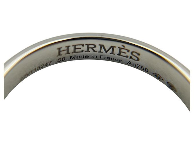Ring Anello Hermès Ever Hercules in oro bianco 18K Argento - vista 5