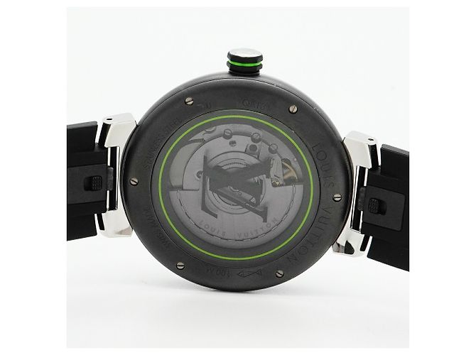 Orologio da uomo Louis Vuitton Tambour con quadrante nero - vista 5
