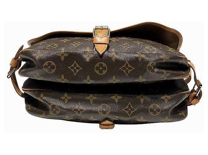 Borsa Louis Vuitton Monogram Saumur 30 Marrone Monogramma - vista 3