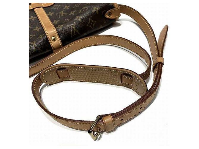 Borsa Louis Vuitton Monogram Saumur 30 Marrone Monogramma - vista 8