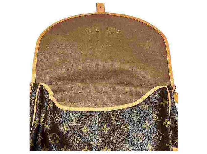 Borsa Louis Vuitton Monogram Saumur 30 Marrone Monogramma - vista 9