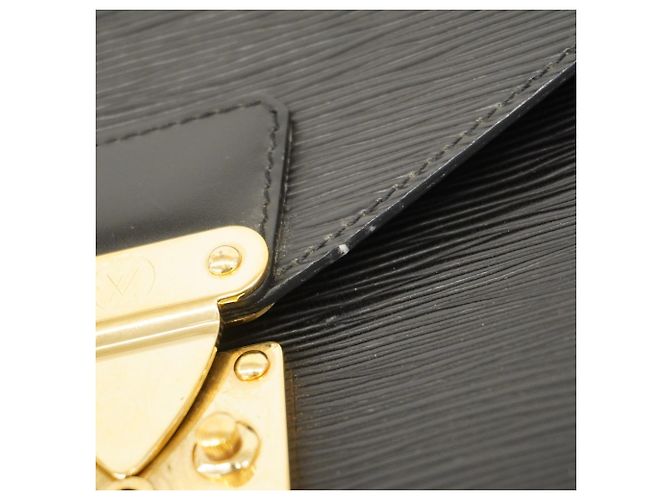 Borsa Louis Vuitton Epi Monceau 28 M52122 Nero - vista 12