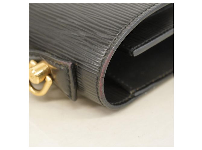 Borsa Louis Vuitton Epi Monceau 28 M52122 Nero - vista 7