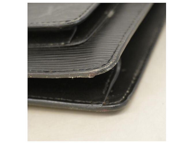 Borsa Louis Vuitton Epi Monceau 28 M52122 Nero - vista 8