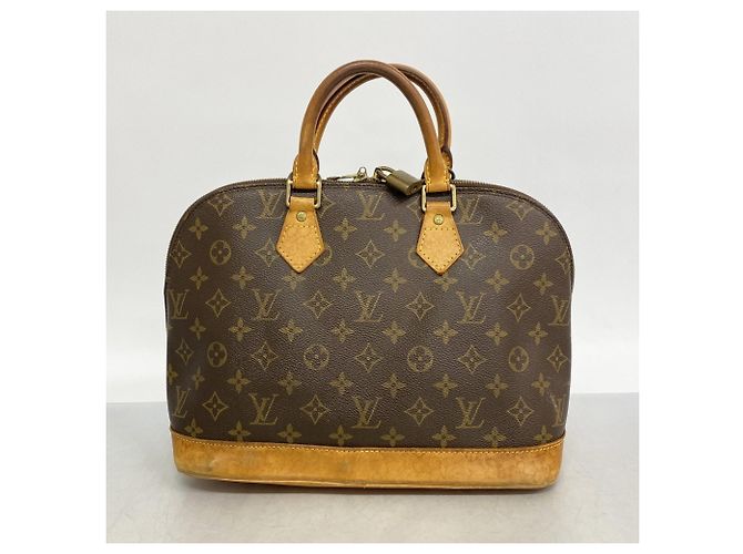 Borsa Alma Monogram Louis Vuitton Marrone - vista 13