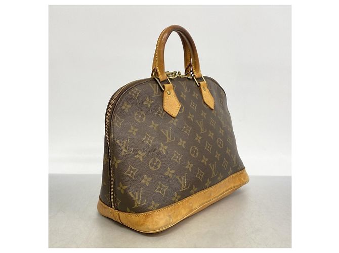 Borsa Alma Monogram Louis Vuitton Marrone - vista 2