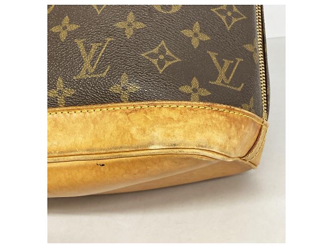 Borsa Alma Monogram Louis Vuitton Marrone - vista 6