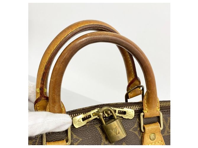 Borsa Alma Monogram Louis Vuitton Marrone - vista 7