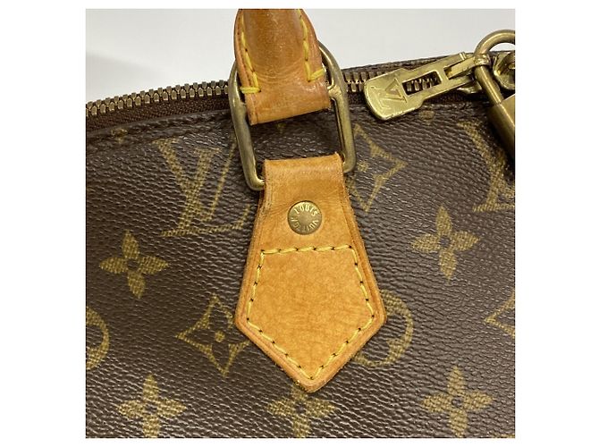 Borsa Alma Monogram Louis Vuitton Marrone - vista 9