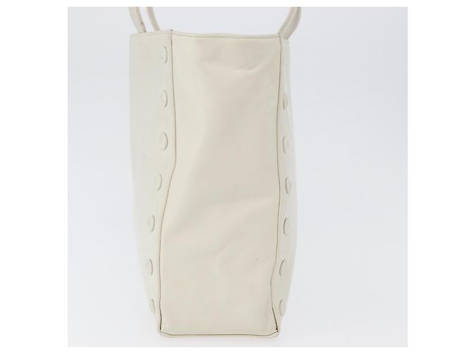 Céline Borsa a mano in pelle Celine Bianco - vista 3