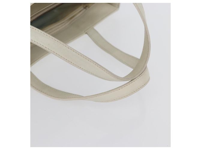 Céline Borsa a mano in pelle Celine Bianco - vista 7