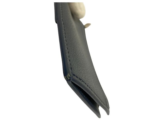 Billetera compacta Louis Vuitton Aerogram Fragment Azul marino - vista 10