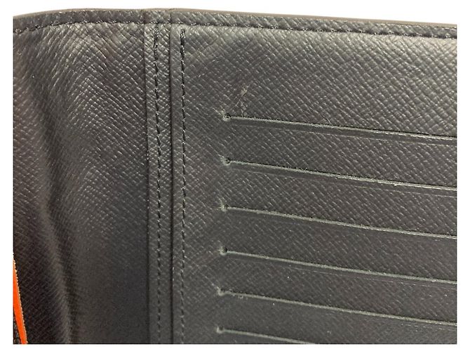 Cartera Larga Brazza Louis Vuitton Castaño Azul Naranja - vista 10