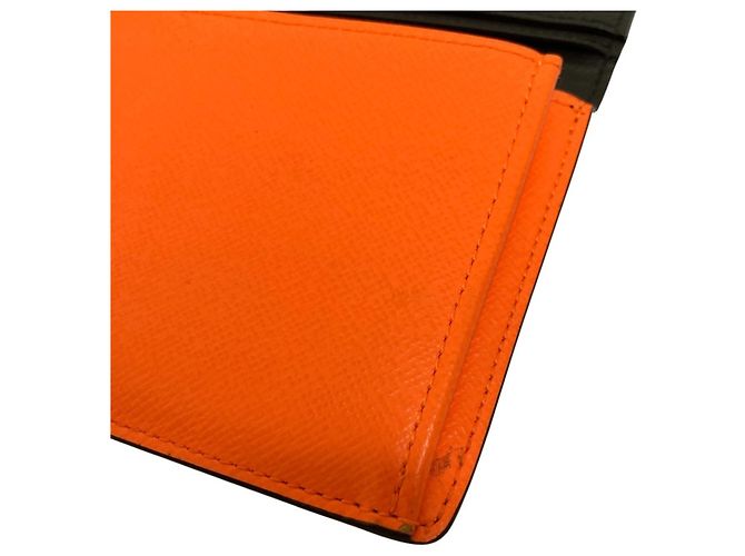 Cartera Larga Brazza Louis Vuitton Castaño Azul Naranja - vista 12