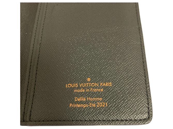 Cartera Larga Brazza Louis Vuitton Castaño Azul Naranja - vista 7