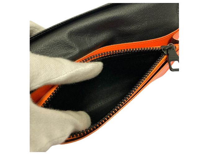 Cartera Larga Brazza Louis Vuitton Castaño Azul Naranja - vista 9