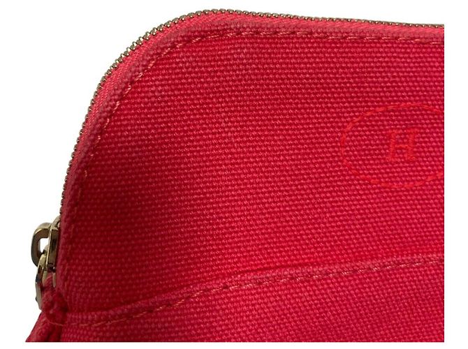 Pochette Mini in Tela Bolide di Hermès Rosa - vista 10