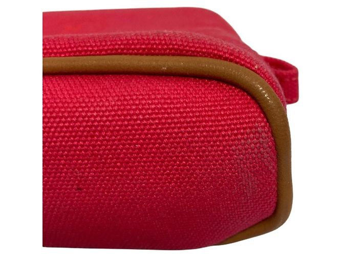 Pochette Mini in Tela Bolide di Hermès Rosa - vista 12