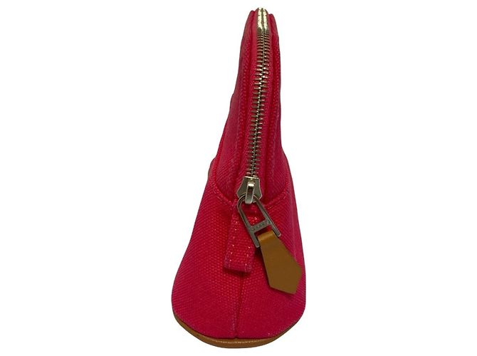 Pochette Mini in Tela Bolide di Hermès Rosa - vista 3