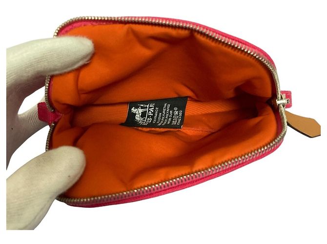 Pochette Mini in Tela Bolide di Hermès Rosa - vista 6