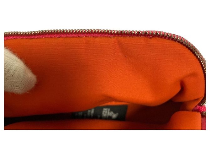 Pochette Mini in Tela Bolide di Hermès Rosa - vista 8