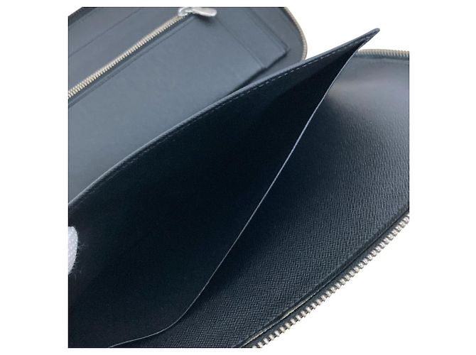 Louis Vuitton Taiga Organizer Long Wallet Black Grey - view 8