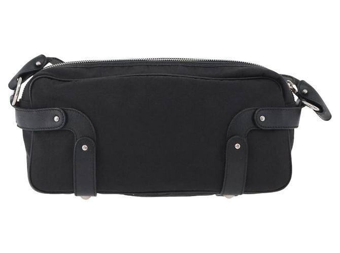 Salvatore Ferragamo Gancini Canvas Nero - vista 2