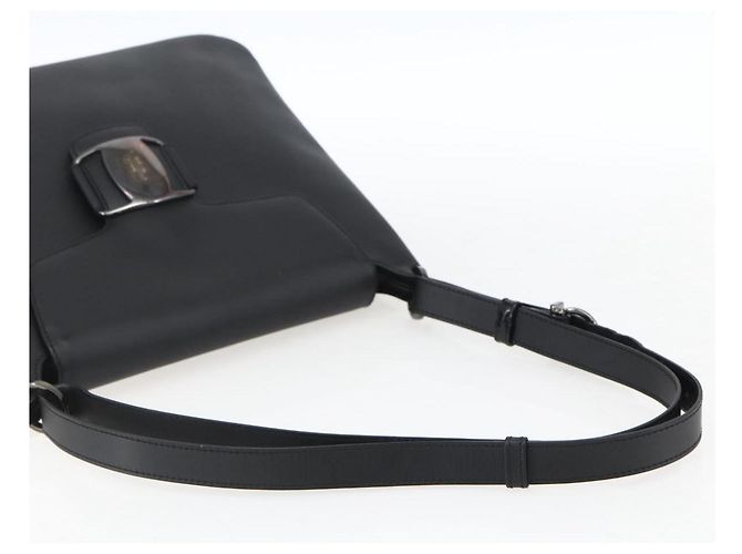 Salvatore Ferragamo Vara Leather Nero - vista 7