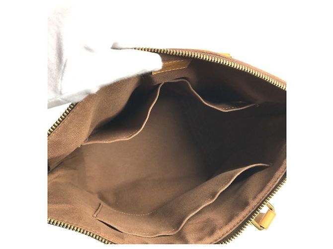 Borsa Louis Vuitton Monogram Palermo PM Marrone - vista 16
