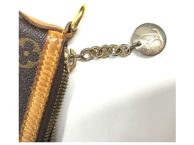 Borsa Louis Vuitton Monogram Palermo PM Marrone - vista 5