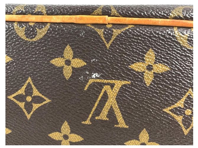 Borsa Louis Vuitton Monogram Palermo PM Marrone - vista 7