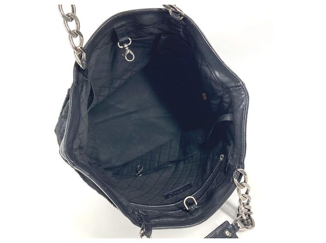 Chanel CC Coco Mark Logo Tragetasche Schwarz - Ansicht 10